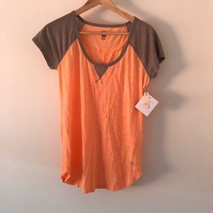 Orange & Grey Victoria’s Secret Workout Shirt